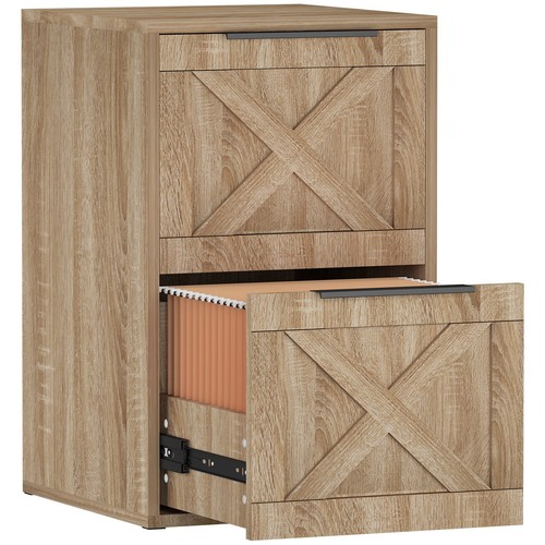 Wood filing cabinet - filing, drawers