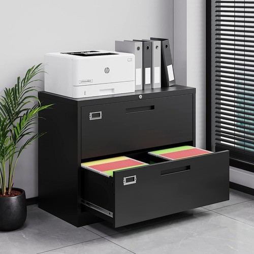 Black drawer file cabinet - drawer,